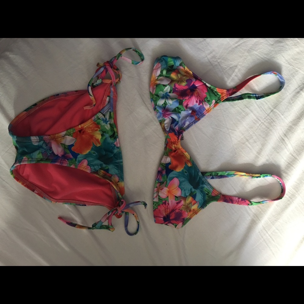 floral forever 21 bikini
